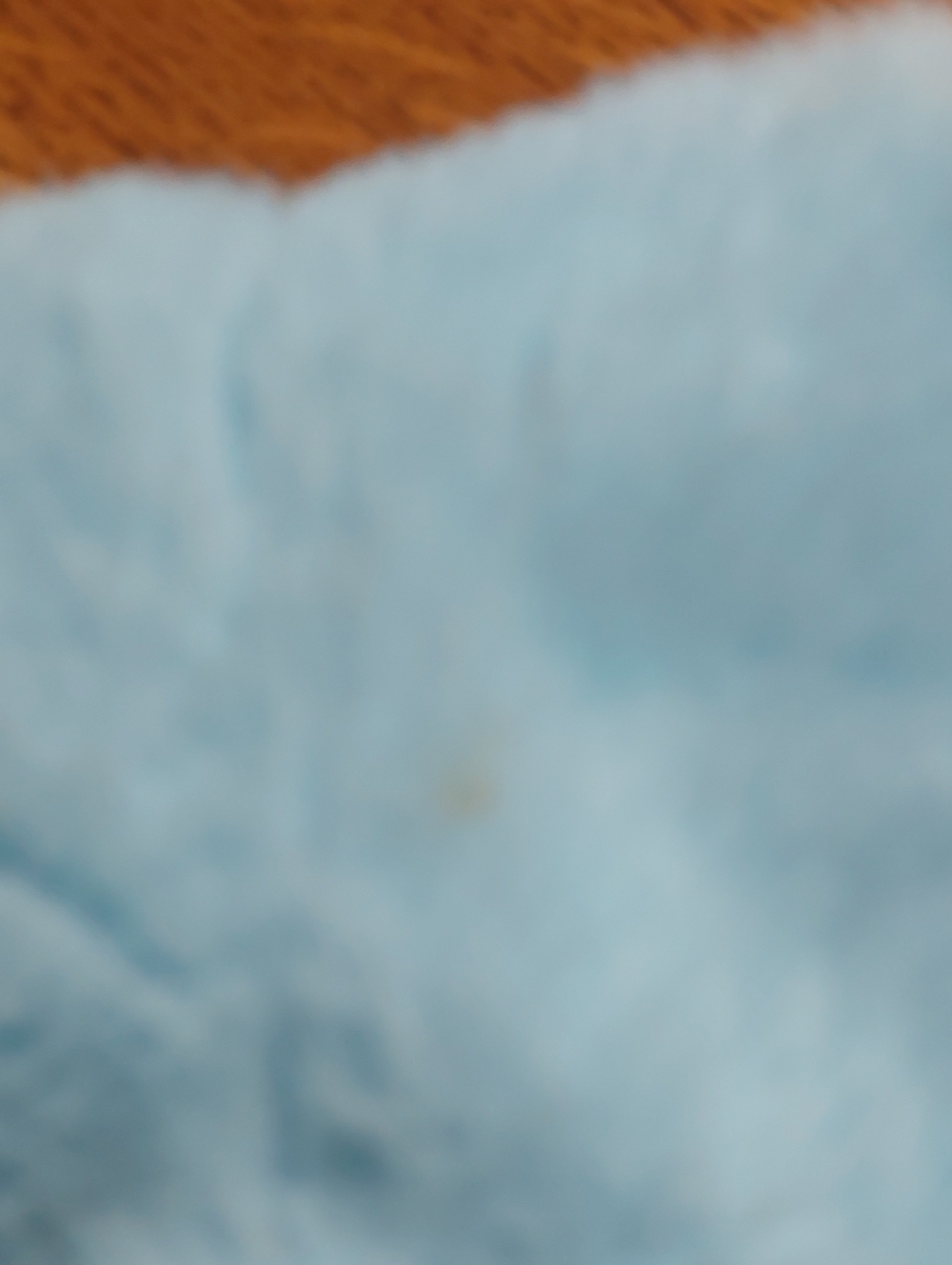 Plush Monster Face Blue Fuzzy Pouch - Picture 7 of 12